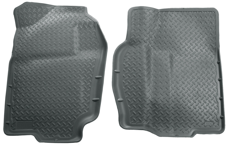 Dodge Ram 2500 Floor Liners - Front - Husky Liners - Classic Style - Gray - `94-`02
